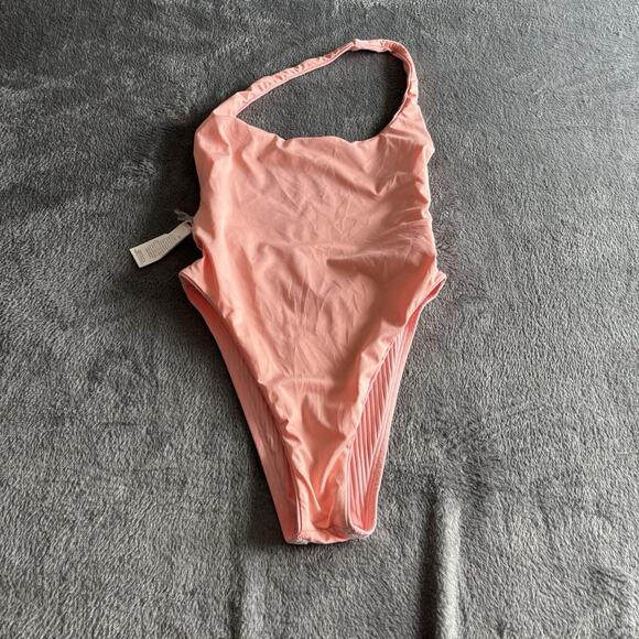 Vitamin A Womens Swimsuit XS Pink Alia One piece Coral Ecorib New Without Tag - Picture 8 of 9